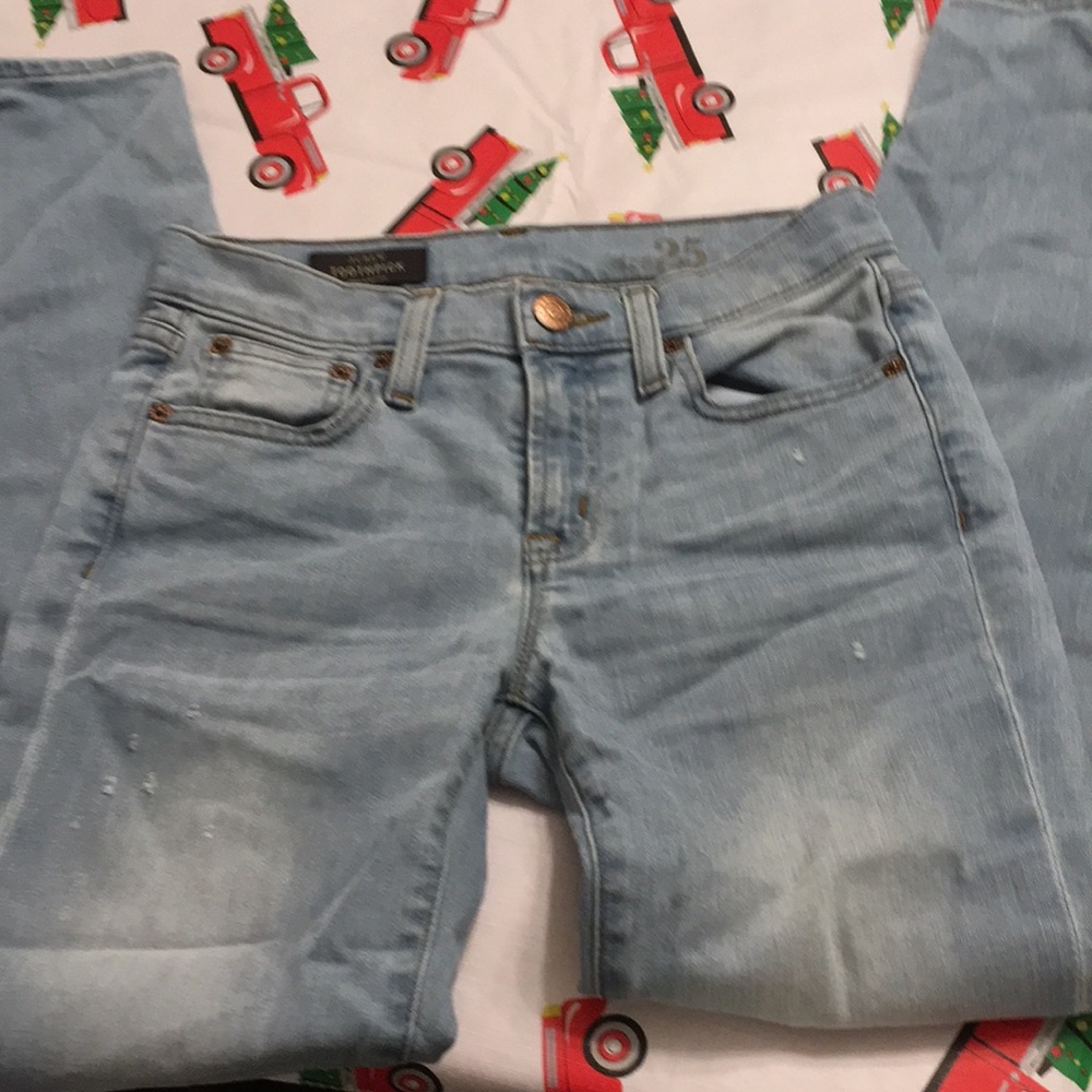 JCrew toothpick jeans!